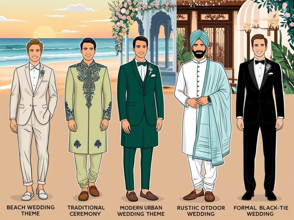 wedding dresses for men themes